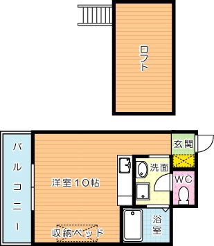 ボナール久 703号室 間取り