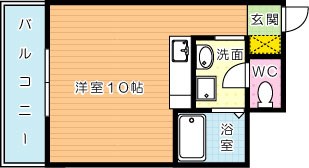 ボナール久 606号室 間取り