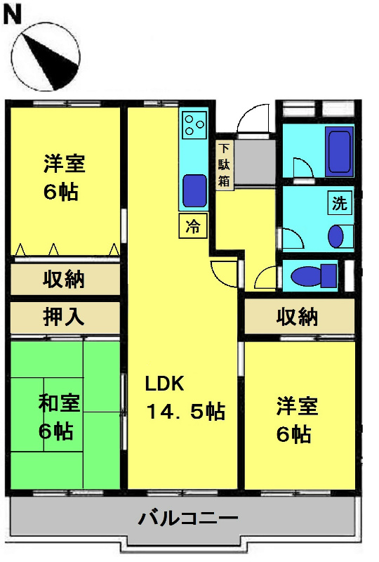 A-RISE 間取り図