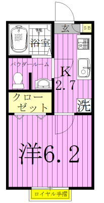 ＫＧ八潮Ⅰ 間取り図