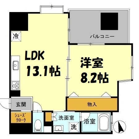 カスタリア伏見 間取り図