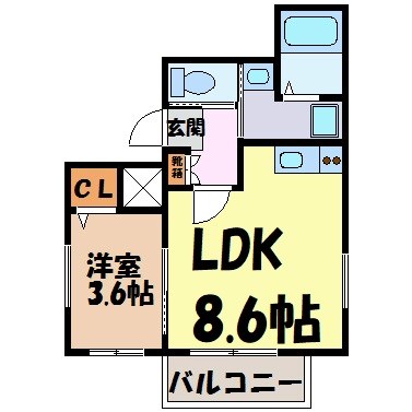 Ｃｈａｒｍｅ　Ｓａｉｓｏｎ 間取り図