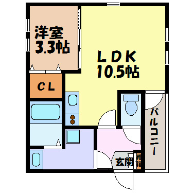 Ｍｉｌｌｅ Ｇｒａｉｎｅｓ 間取り図