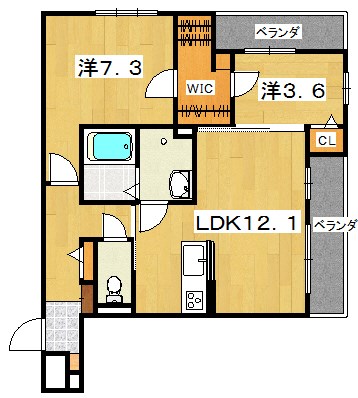 シャーメゾン山戸 間取り