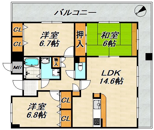 アネスト恵美寿 間取り図