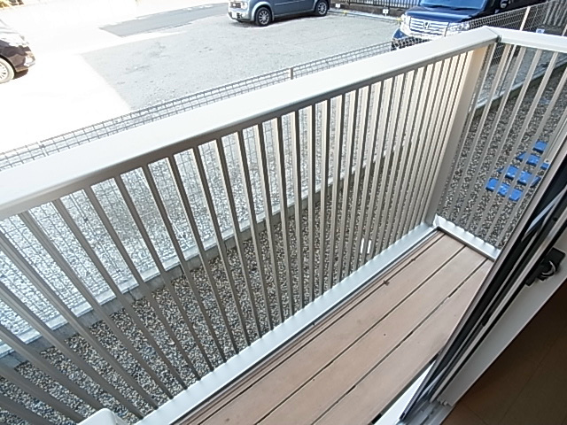 キューブ東松戸 ベランダ