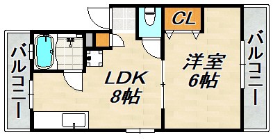 三笠フラッツ 間取り図