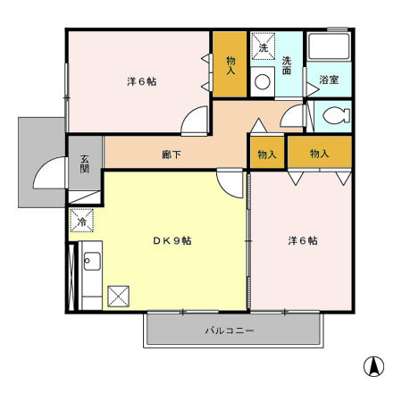 プランドールＭ 間取り図