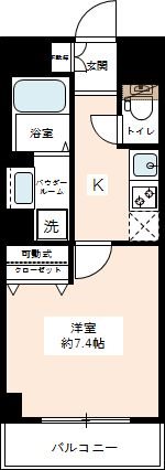 Ｒｉｓｉｎｇ ｐｌａｃｅ八王子みなみ野 0307号室 間取り