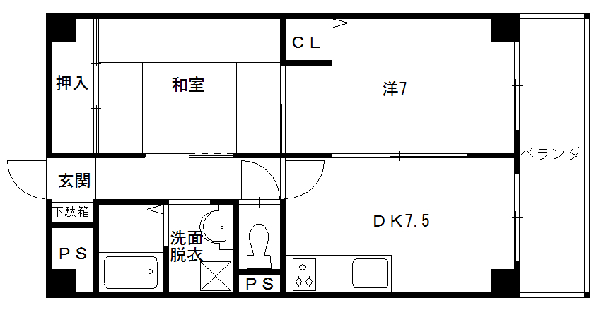 ドゥミール西山本 間取り