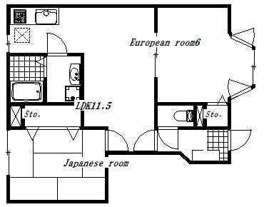 エクセル 間取り図