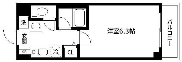 シリウス横濱 間取り図