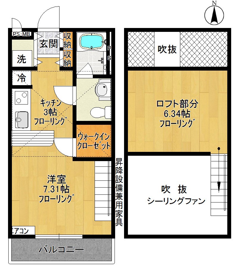 シグナス -Cygnus- 103号室 間取り