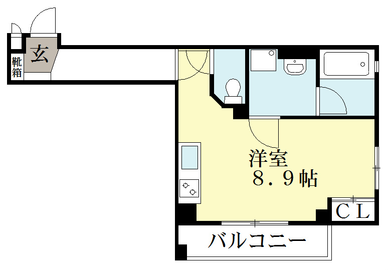 エバーグリーン六地蔵　Cタイプ 間取り