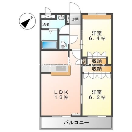 クレアハイム 間取り図