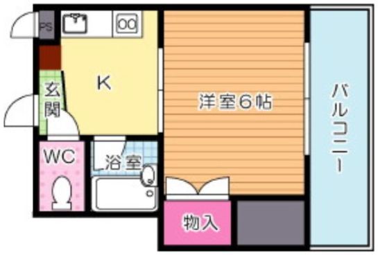 ＰＬＥＡＳＴ光町 403号室 間取り