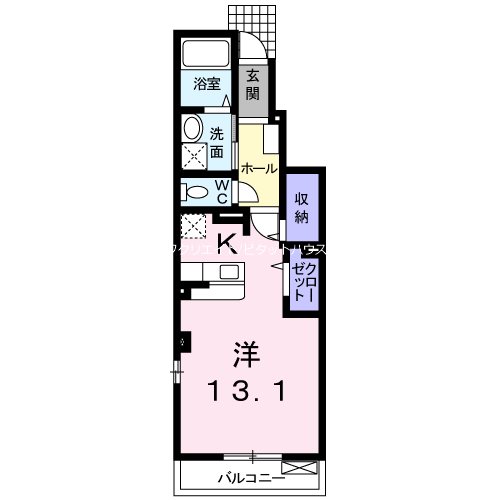 アーデント　ブルI 間取り図