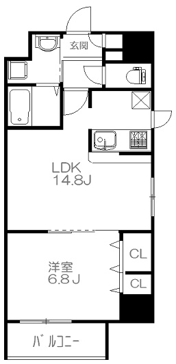 ジィクシア湘北 間取り図