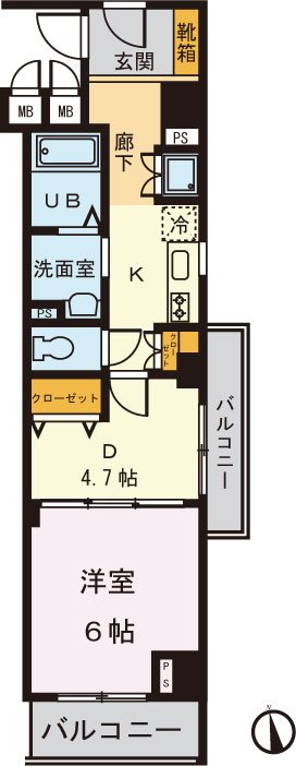 Ｓ－ＯＮＥビル 間取り図