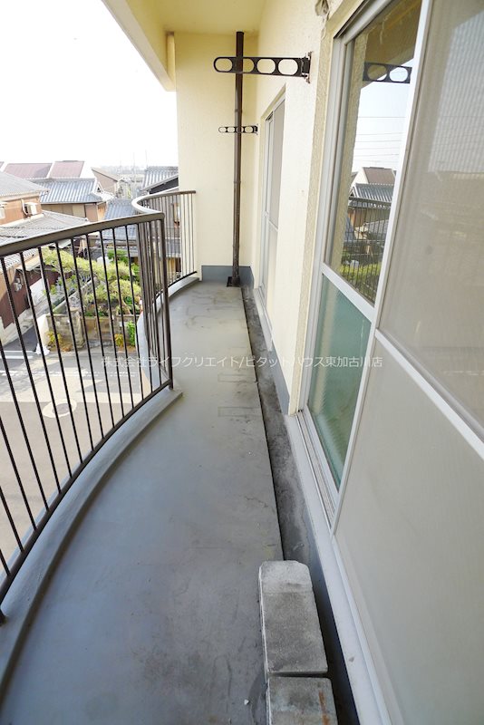 東加古川ハイツ ベランダ