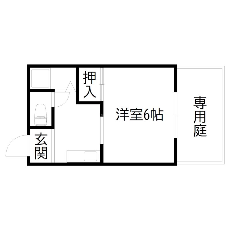 プティメゾン１  間取り図