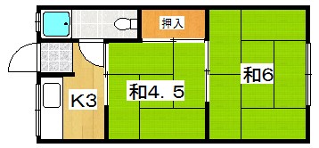 玉野コーポ 間取り