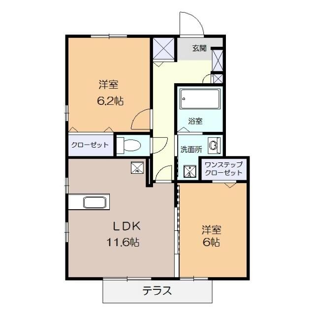 マイメゾン 102号室 間取り