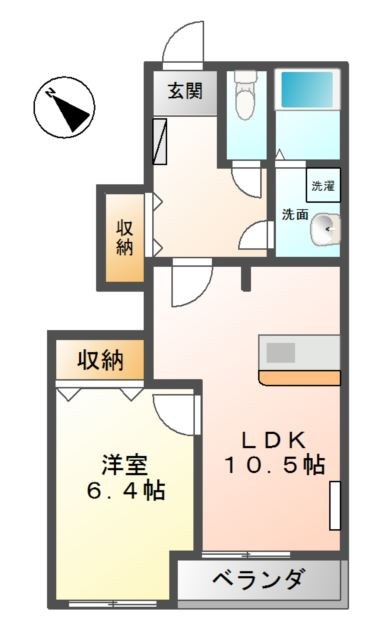 ステイブル湘南Ⅱ 103号室 間取り