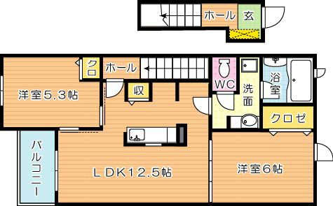 シェルフィーユ　 間取り