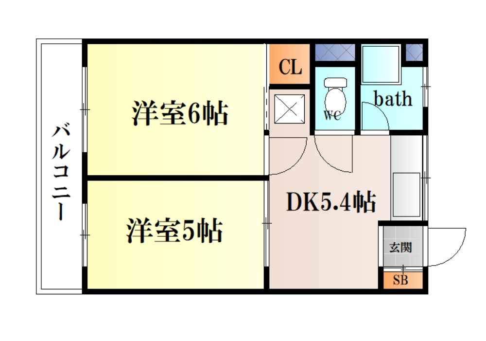 ミハルマンション 間取り図
