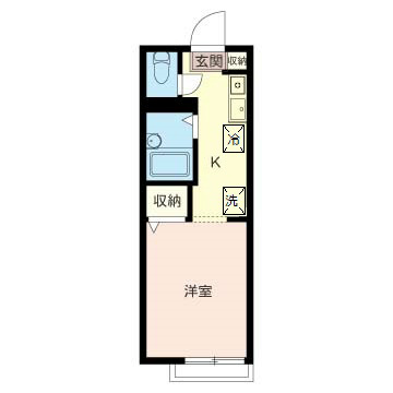 グランメールTAKAGI 205号室 間取り