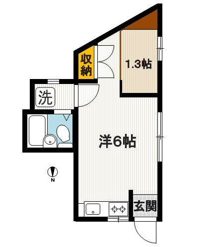 エースホーム 201号室 間取り