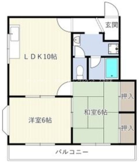 ビートル山本北Ｅ 間取り
