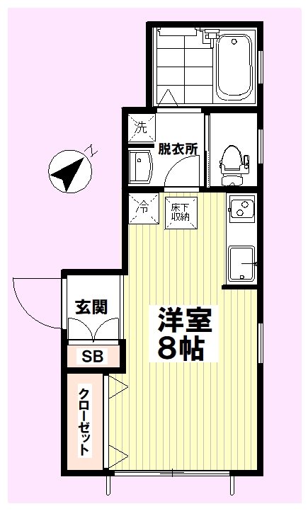 エスペランサー武蔵新城 間取り図