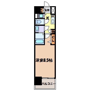 プレサンス錦ラウム 間取り図