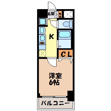 プレサンス名古屋STATIONアブソリュート 間取り図