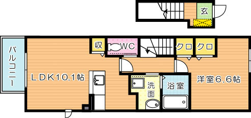 エクセレント本城　A棟 間取り図