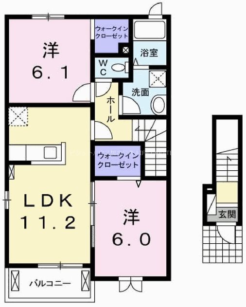 シュ　シュ 間取り図