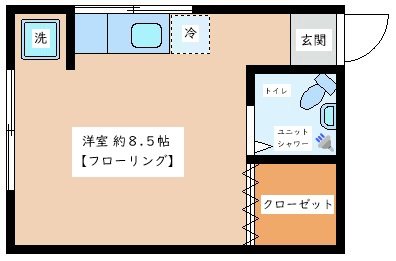 ハイツカンダ 間取り図