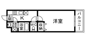 パールサラン 103号室 間取り