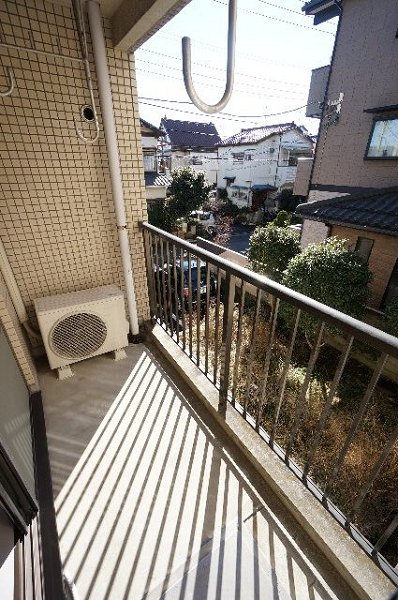プラムロイヤル原木中山 ベランダ