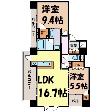 プライムメゾン御器所 間取り図