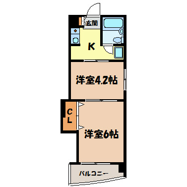 ジョイフル鶴舞 間取り図