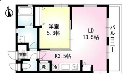ヴィートヒュース 103号室 間取り