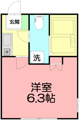 Pinot Noir湘南 302号室 間取り
