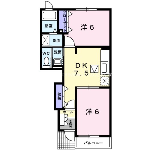 アウローラA 間取り図