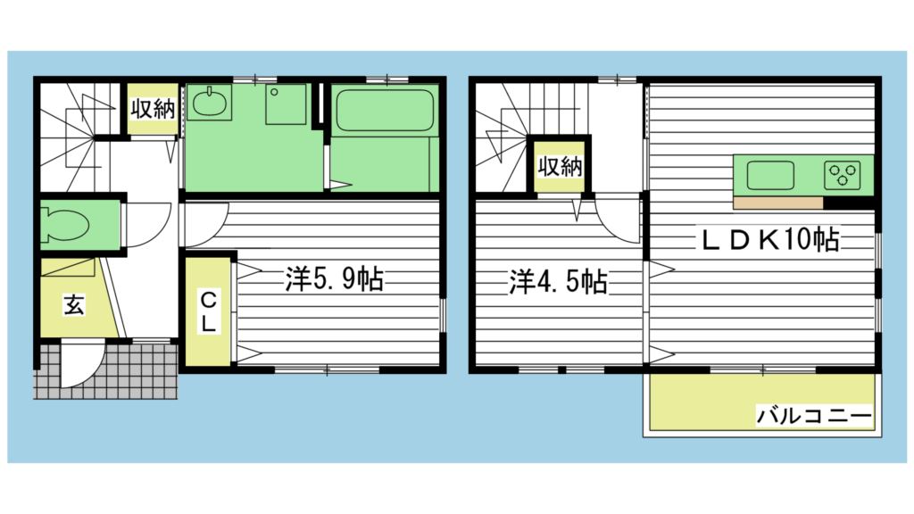ノーブルハイツ 間取り図
