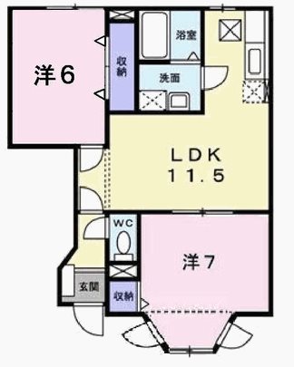 サンライトカーサⅡ 間取り図