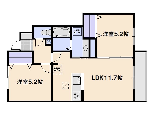 サクシードM 間取り