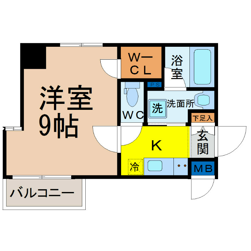 愛知県名古屋市中区栄１丁目 間取り